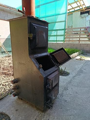 лес дрова: Твердотопливный котёл-печь с водяным контуром Описание: - — 1