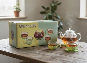 цветы каланхоэ: Набор для чая Butterfly Orchid — Glass Set (5 предметов) Состав: - — 1