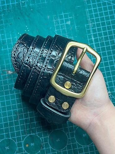 ремень мужской кожа: Ремень, Другой бренд, Материал: Натуральная кожа, Мужские — 1