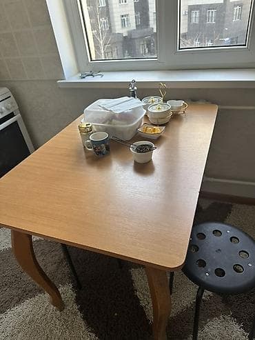 Кухонный стол, Прямоугольный, Нераскладной