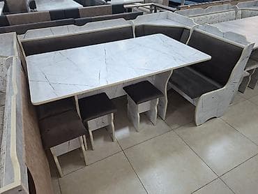 silver kitchen: Кухонный стол и стул, Новый, Платная доставка, цвет - Серый — 7