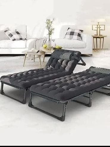 Раскладушка, С матрасом at lalafo.kg Раскладушка, С матрасом