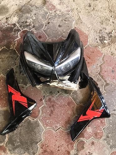 Мототехника: Пластик и оптика передней части для скутера/мотоцикла. Состав: - — 1