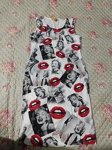 ted baker: Вечернее платье, Коктейльное, Короткая модель, Полиэстер, Без рукавов, M, L — 4