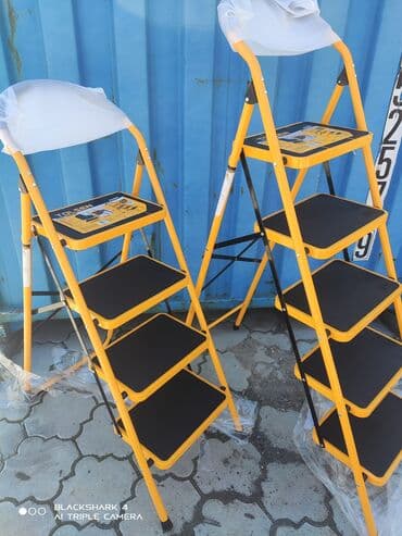 Лестницы-трансформеры: Металлическая лестница Наружные, Гарантия, Форма лестницы: Прямая, Стиль: Классический — 6