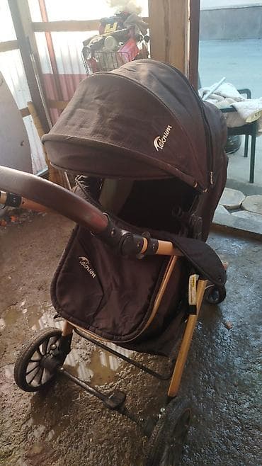 Детские электрокары: Коляска, цвет - Черный — 2