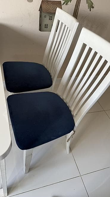 chair table: Кухонный стол и стул, цвет - Белый — 2