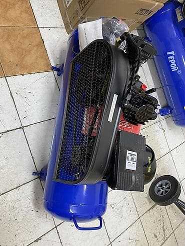 Компрессоры: Компрессор Для покраски, Электрический, Поршневой, Новый — 7