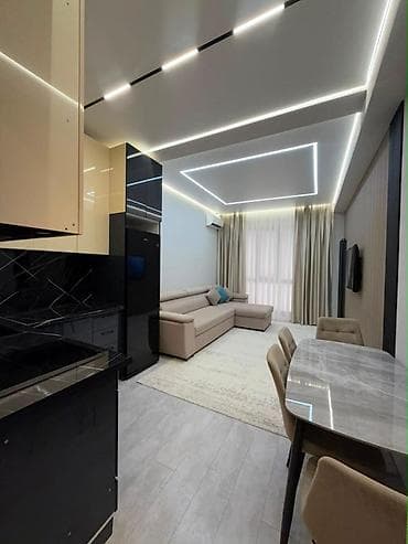Батирлер: 1 бөлмө, 50 м², Түштүк Магистраль Элитка, 9 кабат, Дизайнердик оңдоо — 5
