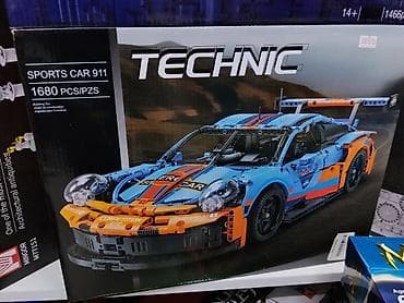 Конструктор TECHNIC «Sports Car 911» — набор для сборки гоночного at lalafo.kg Конструктор TECHNIC «Sports Car 911» — набор для сборки гоночного