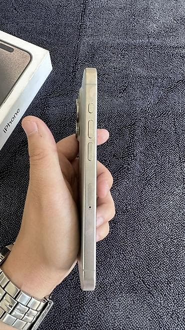 айифон: IPhone 15 Pro, Natural Titanium, Коробка, 84 % — 4