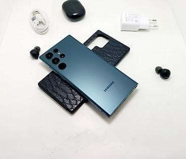 tab s4: Samsung Galaxy S22 Ultra, Б/у, 256 ГБ, цвет - Зеленый, 1 SIM, eSIM, 2 SIM — 2