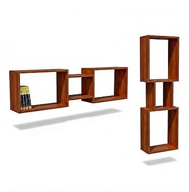 Полка навесная, настенная, универсальная ЛДСП, цвет Итальянский орех