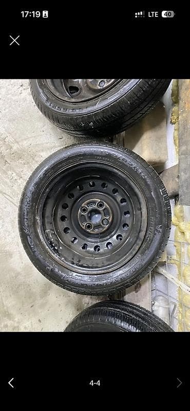 Колеса в сборе 155 / 65 / R 14, Лето, Комплект, Легковые, Железные, отверстий - 4