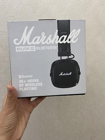 free mc boot: Беспроводные накладные наушники, Marshall, Новый — 2
