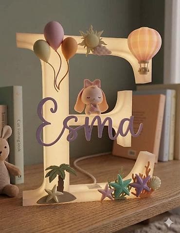 azbuka doma: НОВИНКА!✨ Именной ночник-буква ✨ Стильный светильник с именем — — 9