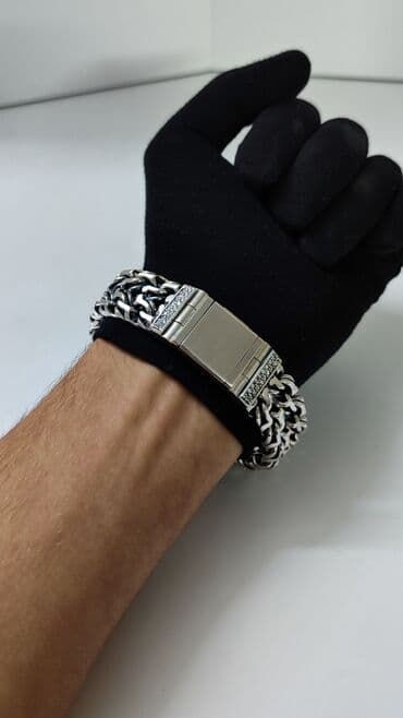 свадебные платья до колена: Браслет "Император" Серебро 925 проба В Наличии ✅ Вес 112 Грамм Длина — 9