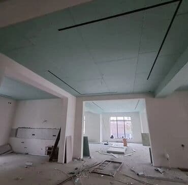 Монтаж гипсакартон Потолок, стена болсо кайрыла бериниздер арзан баада