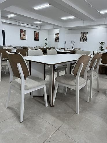 chair table: Кухонный стол и стул, цвет - Белый — 4