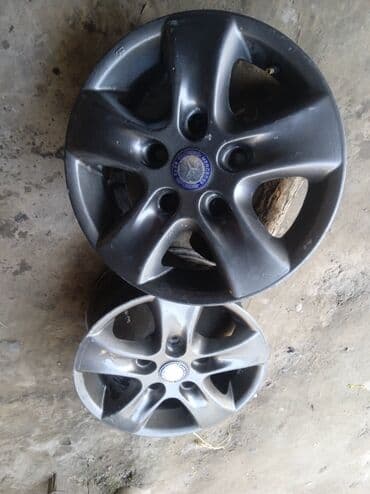 Железные Диски R 15 AMG, Комплект, отверстий - 5, Б/у