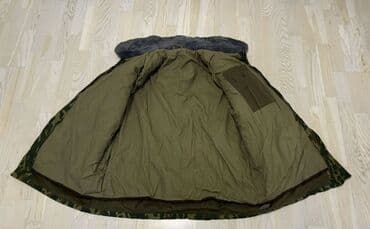 военный дождавик: Зимняя утеплённая куртка (парка) в камуфляже «Берёзка/Цифра» с — 3