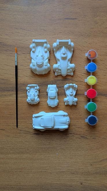 краски для детей: Наборы для росписи гипсовых фигурок - Арттерапия для взрослых и детей — 4