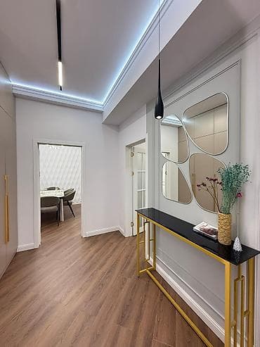 Квартиры: 2 комнаты, 70 м², Асанбай мкр Элитка, 8 этаж, Евроремонт — 7
