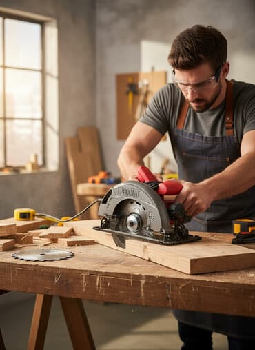 фрезерный инструмент: Дисковая пила PEOCTAT + пильный диск - Тип: электрическая циркулярная — 1