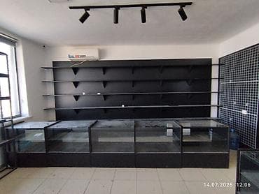 Торговое оборудование для магазина (черный металлокаркас и стекло) at lalafo.kg Торговое оборудование для магазина (черный металлокаркас и стекло)