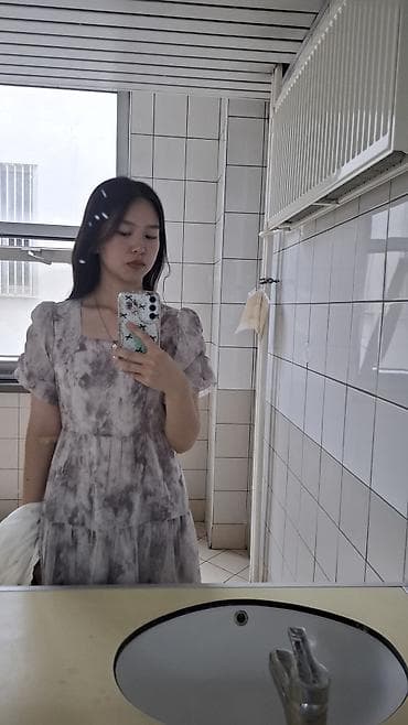 женские платя: Повседневное платье, Лето, Длинная модель, Шифон, Стандарт — 7