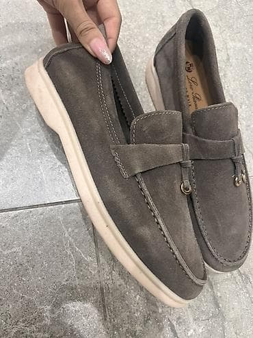 обувь 38: Женские замшевые лоферы Love Prince - Материал верха: мягкая — 2