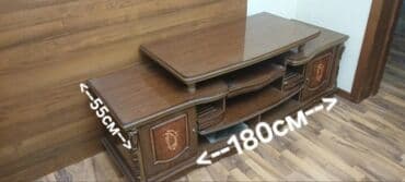 приставка телевизор: Тумба и подставка для телевизора, Б/у, Напольная, ЛДСП, Самовывоз — 3