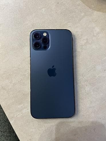 сколько стоит iphone 12: IPhone 12 Pro, Б/у, 256 ГБ, Pacific Blue, Чехол, 89 % — 1