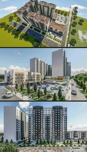 сдам дом: 3 бөлмө, 96 м², Элитка, 12 кабат, Евроремонт — 3