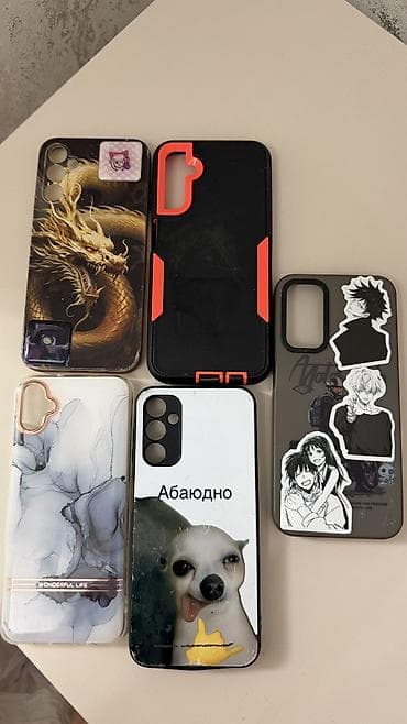отдам дешевле: Чехлы на Samsung A14, брали в Дубаи, продаю комплектом за 250 — 1