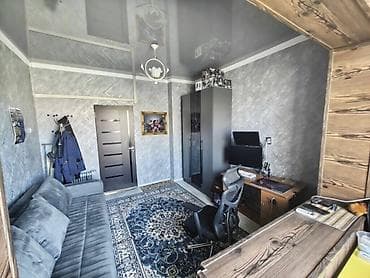 Кыймылсыз мүлк: 2 бөлмө, 46 м², Аламедин-1 мкр 105-серия, 5 кабат, Жаңы ремонт — 3