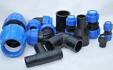 Полиэтиленовые компрессионные и сварные фитинги для труб ПНД -