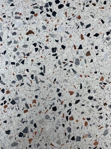 установка унитаза: Мозаичные полы Терраццо, бетонные полы с кристаллами. Терраццо — 22