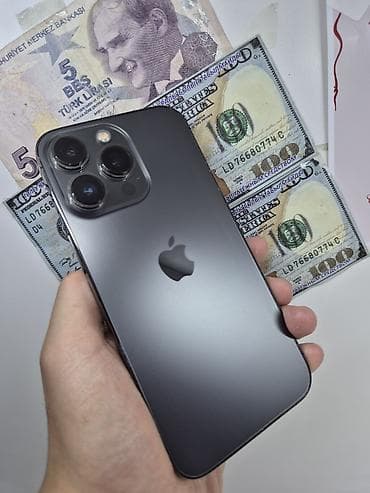 mini iphone: IPhone 13 Pro, Б/у, 128 ГБ, Черный, Защитное стекло, Чехол, В рассрочку, 86 % — 1