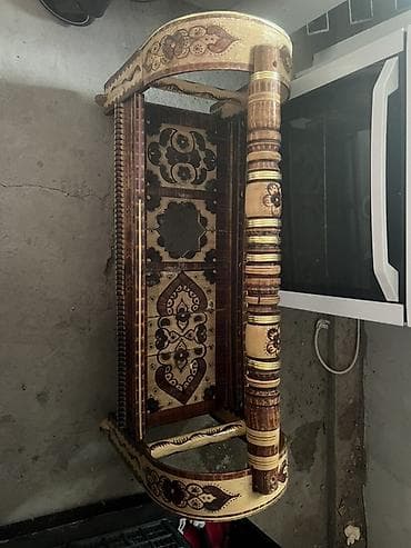 резной сундук: Люлька, Качалка, Дерево, цвет - Коричневый — 1