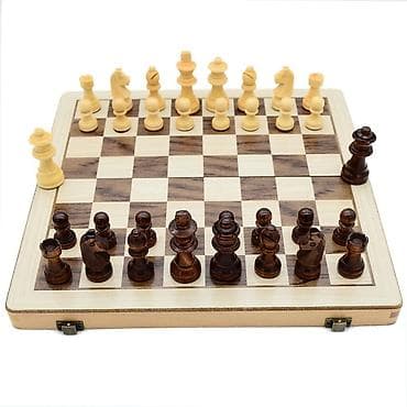 Электротранспорт: Деревянные шахматы 2 в 1 Размер доски 38×38 см Доставка: бесплатно — 2