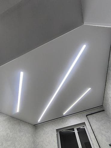 натяжной потолки: Натяжной потолок Матовое Монтаж — 3