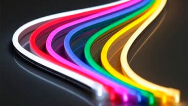 лент: Неоновые ленты (жёлтый, красный, белый, оранжевый ) все по 5 метров — 3