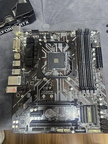 mini atx: Материнская плата для ПК, Gigabyte, AM4, Micro-ATX — 1