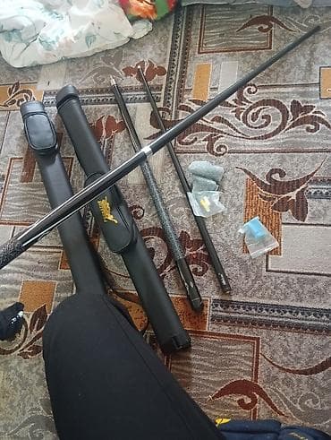 бильярдные кия: Набор для бильярда: разборные кийы + аксессуары Состав: - Два — 5