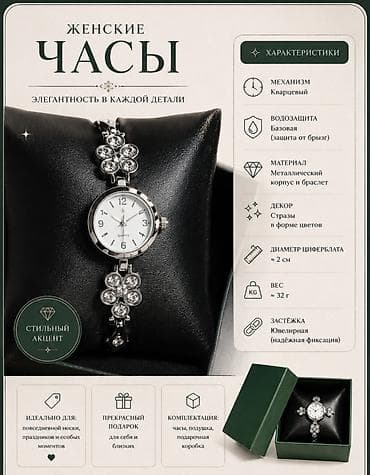 cartier очки: Женские часы — элегантность в каждой детали Описание: - Кварцевый — 1
