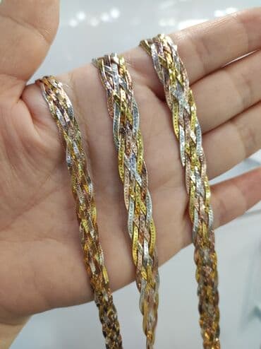 свадебные платья от производителя: Серебро 925 напыление жёлтое золото дизайн Италия Серебряные Колье+ — 2