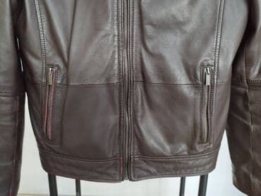 Атайын кийим: Продаю б/у Кожаную куртку (Италия) оригинал покупал в Москве магазин — 3