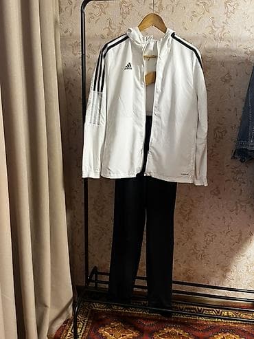 Спортивная костюм женский adidas AEROREADY Размер 46-48 - Цвет: белый