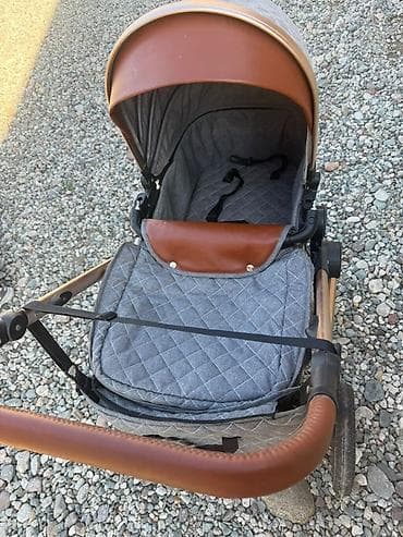 текнум коляска цена: Коляска, Другой бренд, цвет - Коричневый, Б/у — 3